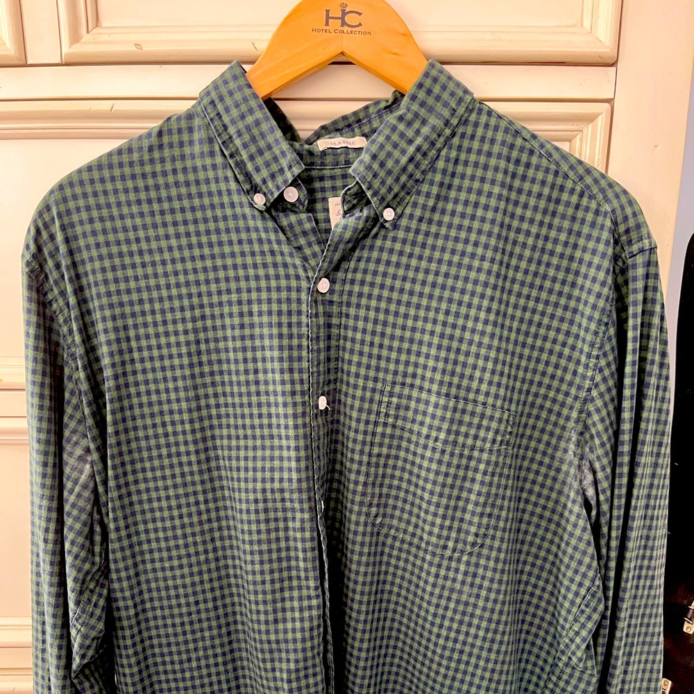 J. Crew Plaid Buttondown
